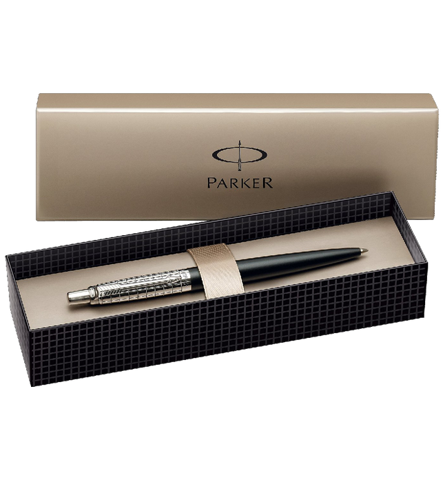 Parker Jotter Red Chrome Trim Ball Pen Gift Boxed