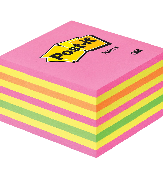 Post it Notes Canary Yellow 1 Cube 450 sheets 76 mm x 76 mm